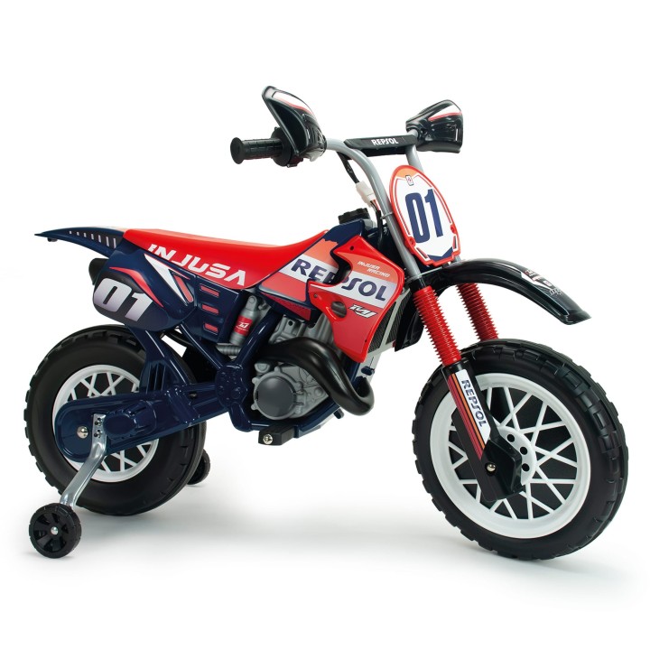 Repsol 6V Battery-powered Injusa Kids Motorbike - Racing Cross Style