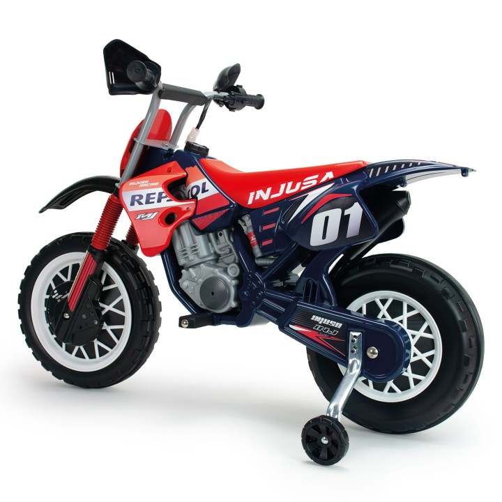Repsol 6V Battery-powered Injusa Kids Motorbike - Racing Cross Style