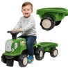 FALK Ride-on Tractor with Trailer Birdy Farm Green 1-3 years