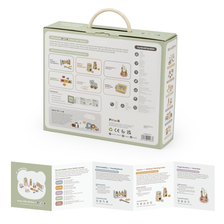 Motion Masters (12-18M) Viga - wooden motor kit for children!