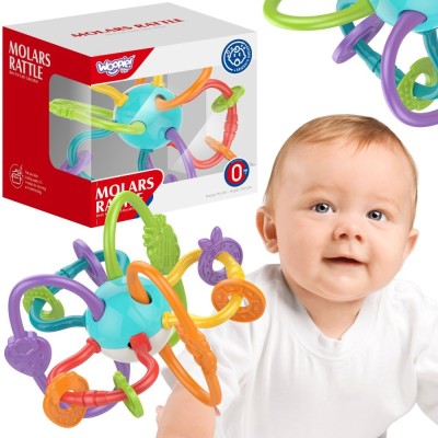 Sensory toy teether rattle baby - WOOPIE FOR YOUR BABY!