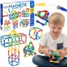 WOOPIE Magnetic Construction Blocks 3D 128 pcs XXL