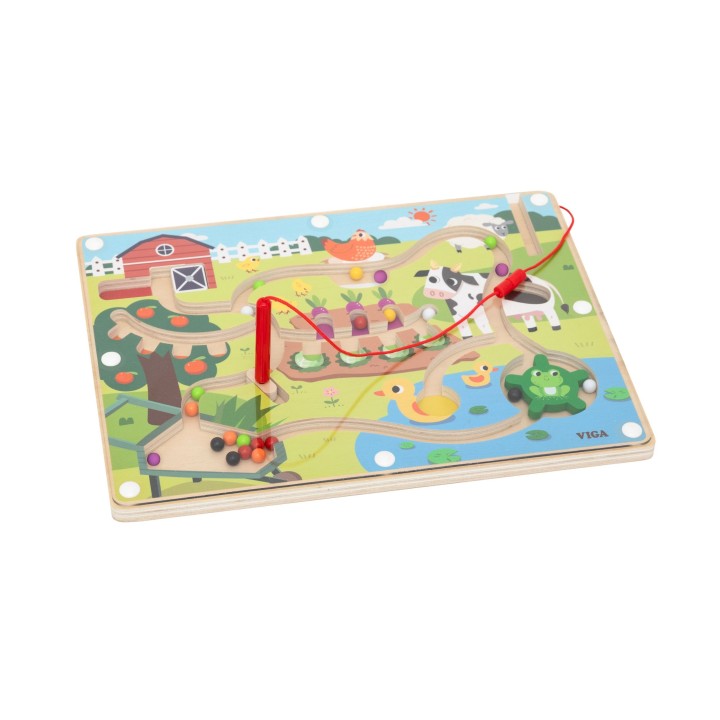 Viga Wooden Magnetic Maze – An Educational Toy for Toddlers