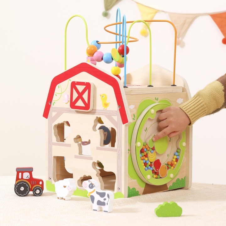 Activity Farm Viga – 7 activity cube 18m+