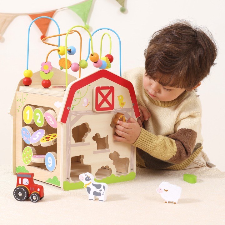 Activity Farm Viga – 7 activity cube 18m+