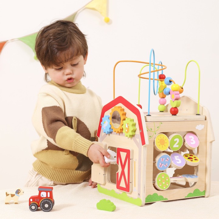 Activity Farm Viga – 7 activity cube 18m+