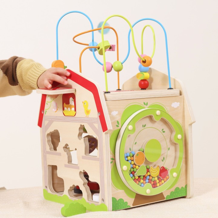 Activity Farm Viga – Kostka edukacyjna 7 aktywności 18m+