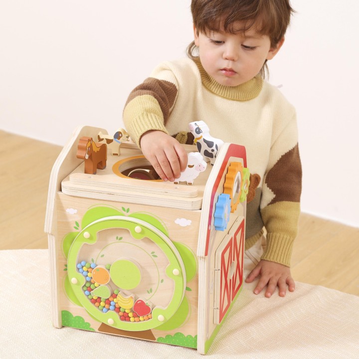 Activity Farm Viga – 7 activity cube 18m+