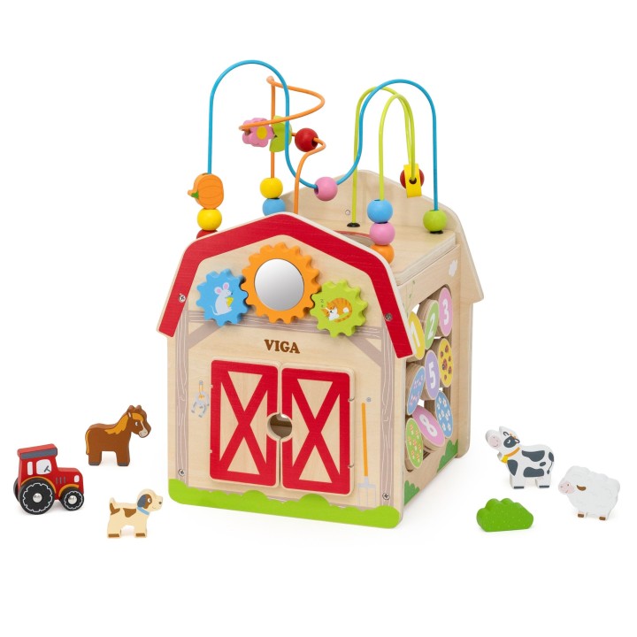 Activity Farm Viga – Kostka edukacyjna 7 aktywności 18m+