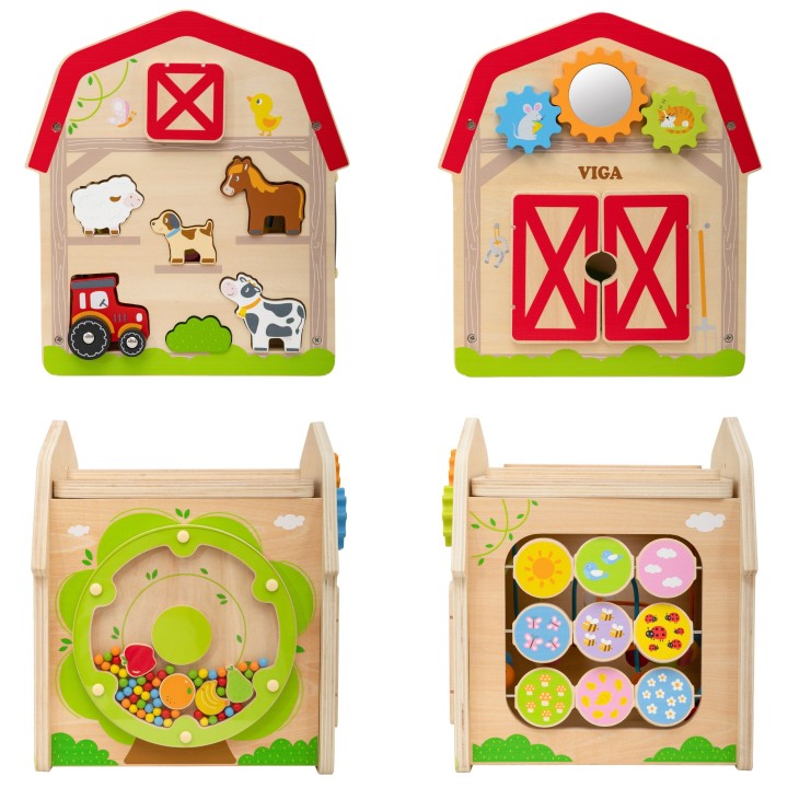 Activity Farm Viga – Kostka edukacyjna 7 aktywności 18m+