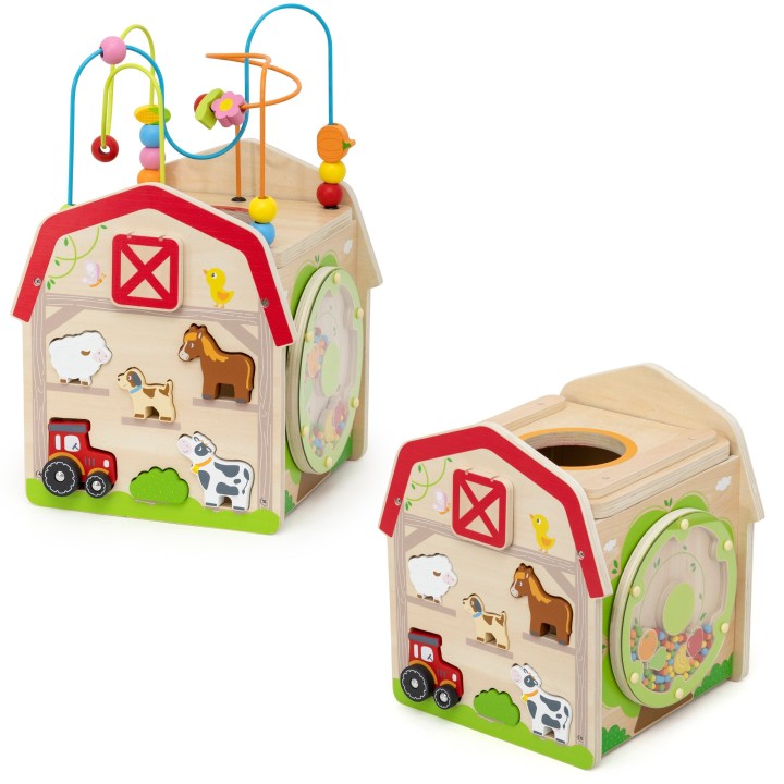 Activity Farm Viga – Kostka edukacyjna 7 aktywności 18m+