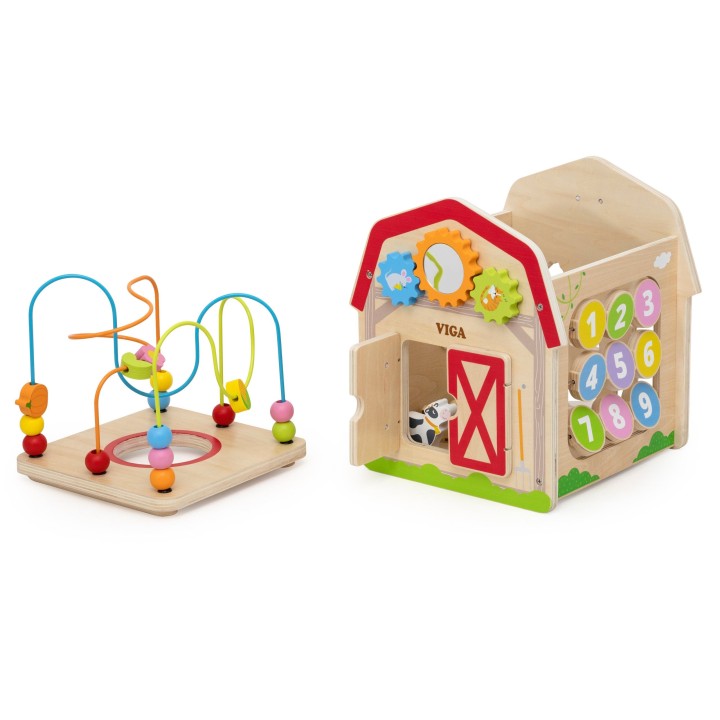 Activity Farm Viga – Kostka edukacyjna 7 aktywności 18m+
