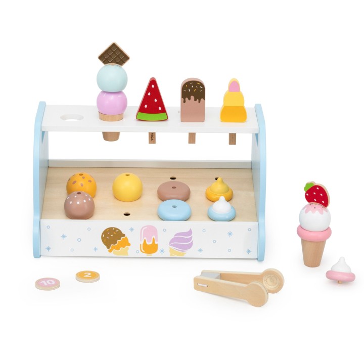 Wooden Ice Cream Parlor Viga Ice Cream Shop - Development and Fun for Children!