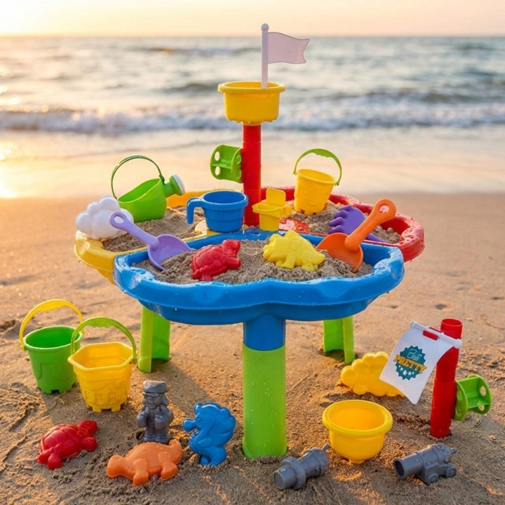WOOPIE Water Table Sandbox 3in1 Pirate Ship - 13 pcs.