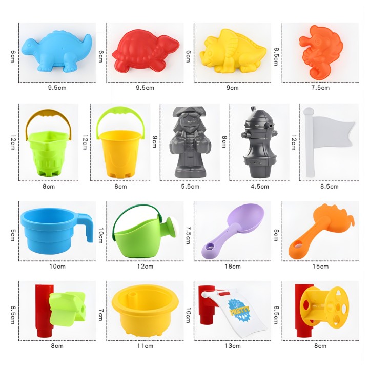 WOOPIE Water Table Sandbox 3in1 Pirate Ship - 13 pcs.