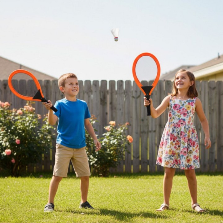 Woopie Tennis and Badminton Set 4 Pieces - Shop