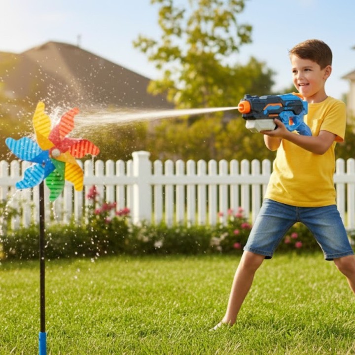 Water Gun Blaster Launcher Range 8m Woopie - Toy