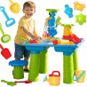 WOOPIE Water Table 2in1 Sandbox with Chair XL Aquapark 4-Pools 13 acc.