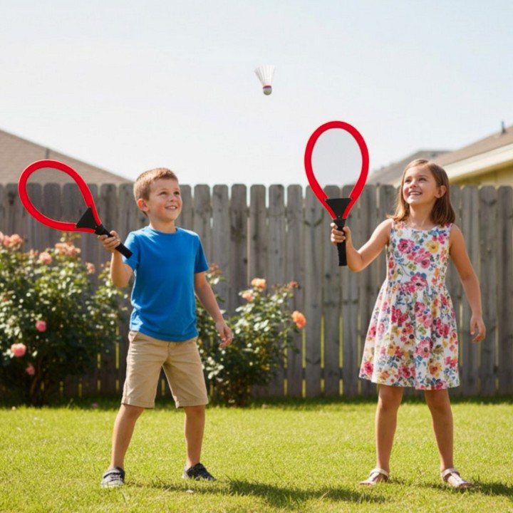 WOOPIE Tennis and Badminton Racket Set - Sports Toy