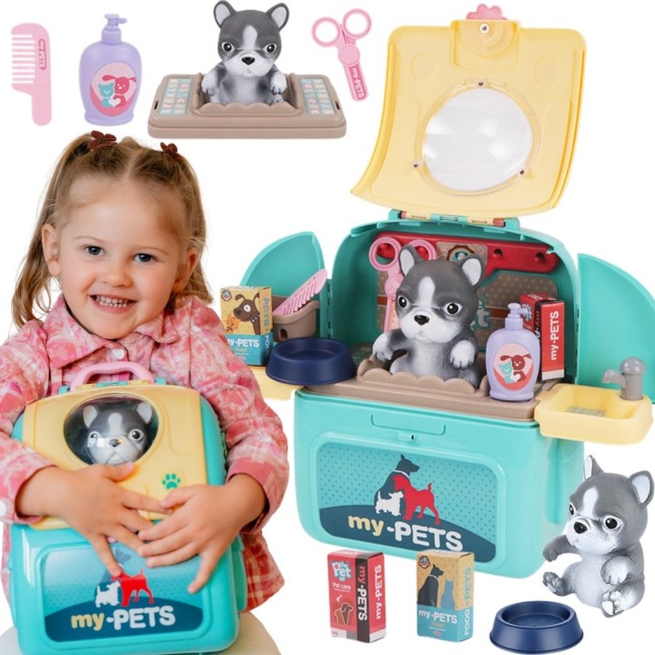 WOOPIE Pies Przenośny Salon Piękności 2w1 Transporter w Plecaku