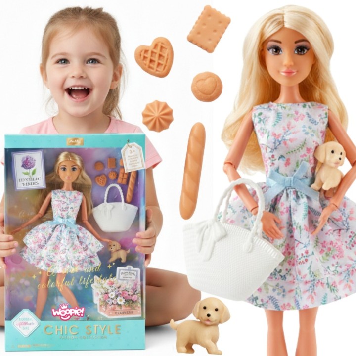 Woopie Spring Dress Doll 30cm - Elegant Accessories Set