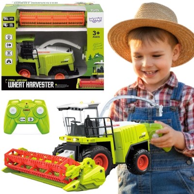 Remote Controlled Harvester with Woopie Accessories – Realistic Fun