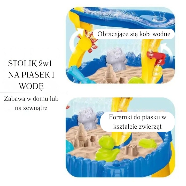 2-in-1 Sand and Water Table with Woopie Chair - Toys