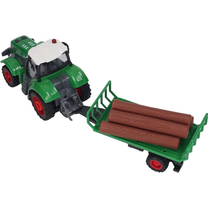 WOOPIE RC Tractor with Trailer 1:24 - Remote Controlled Car