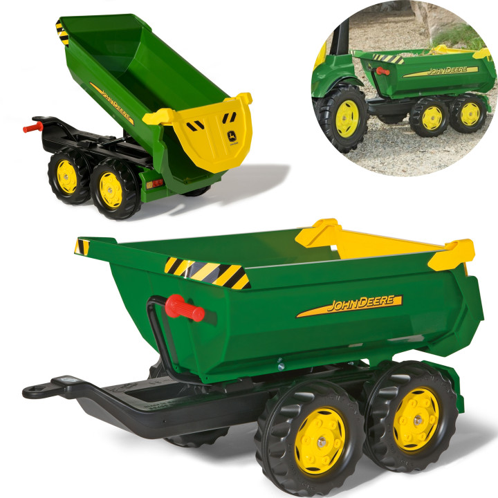 Rolly Toys rollyHalfpipe John Deere Tipper Trailer