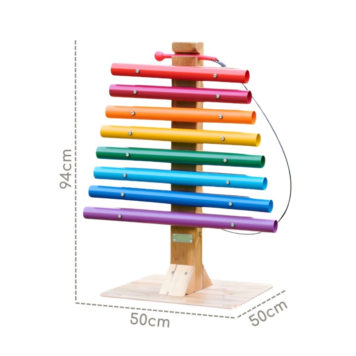 Masterkidz Rainbow Music Tower - Large Garden Xylophones For Kids!