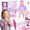 WOOPIE ROYAL XL Unicorn Babysitter with Cradle and Feeding Set
