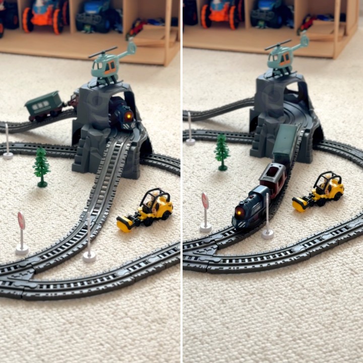 Woopie Retro Electric Train – 76 pieces full of adventure and fun