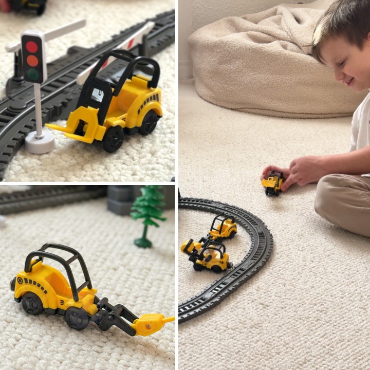 Woopie Retro Electric Train – 76 pieces full of adventure and fun