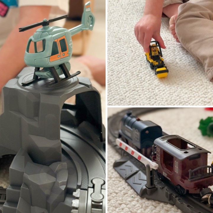 Woopie Retro Electric Train – 76 pieces full of adventure and fun