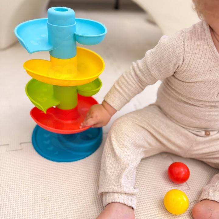WOOPIE BABY Ball Track Spiral + 3 Balls - Toy for Children