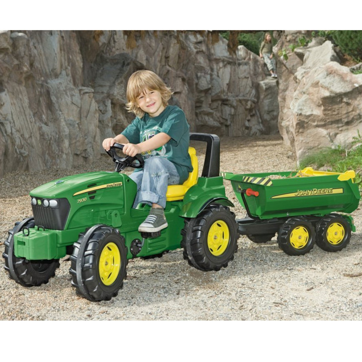 Rolly Toys rollyHalfpipe John Deere Tipper Trailer