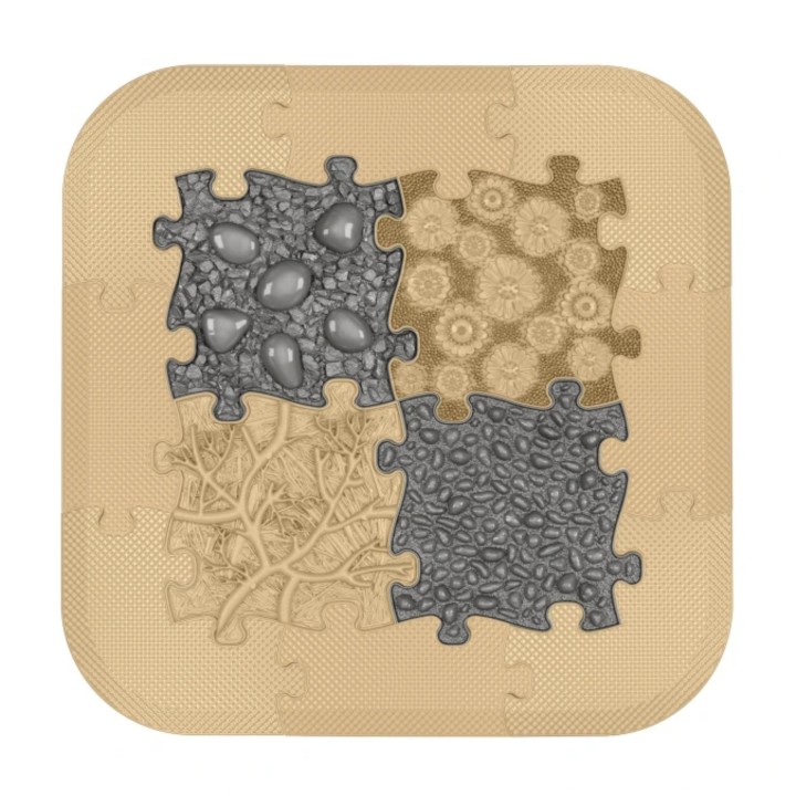 Zestaw Mat Sensorycznych Ortopedyczne Puzzle SPA WOOPIE - Zdrowe Stopy