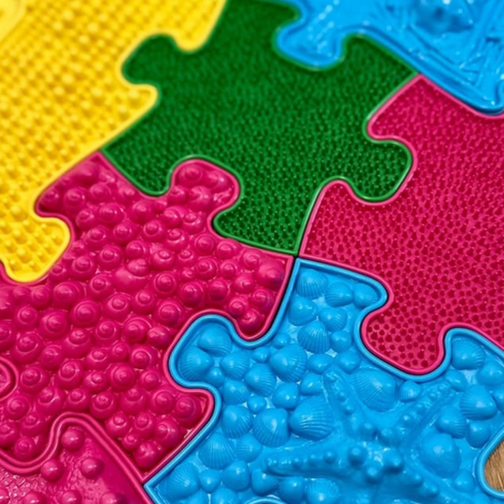 Zestaw Mat Sensorycznych Ortopedyczne Puzzle 30 el. WOOPIE-Zdrowe Nogi