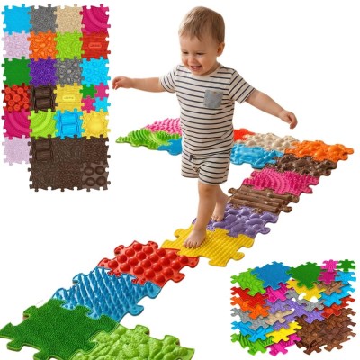 WOOPIE Royal Puzzle Orthopedic Sensory Mat 26 pieces + 4 small ones