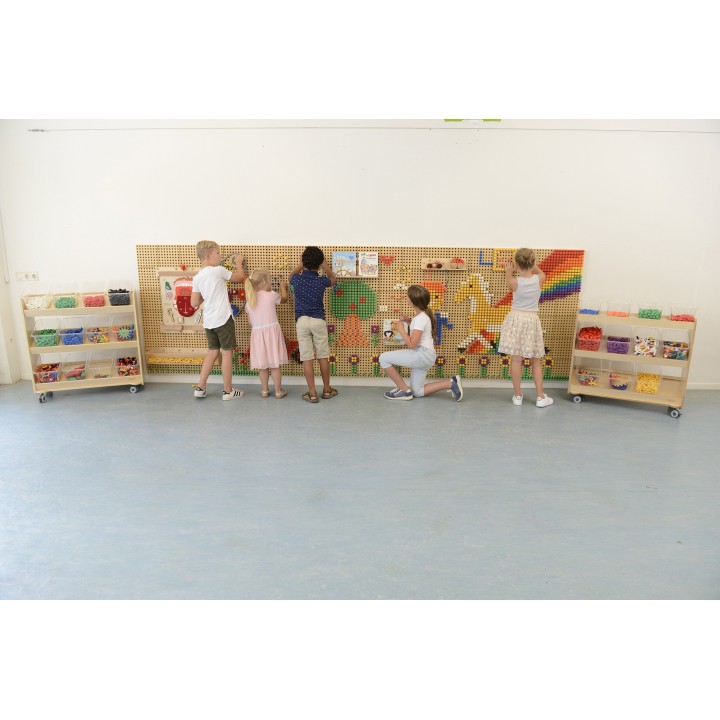 MASTERKIDZ- Modułowa Tablica Ścienna STEM Zestaw Edukacyjny 120x80