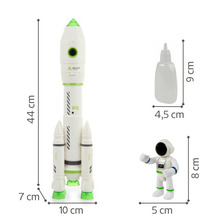 Interactive Space Rocket with Smoke Effect and Sound - Woopie