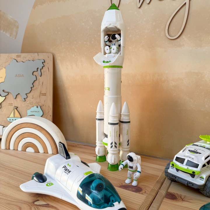 Interactive Space Rocket with Smoke Effect and Sound - Woopie