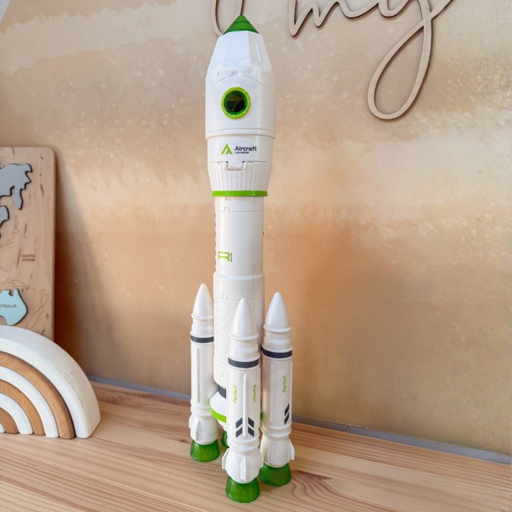 Interactive Space Rocket with Smoke Effect and Sound - Woopie