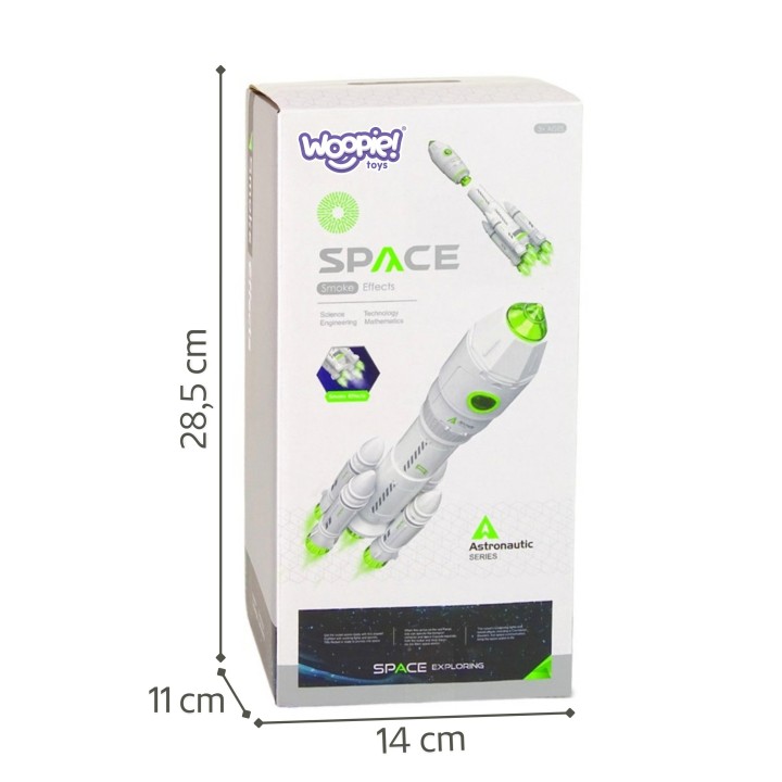 Interactive Space Rocket with Smoke Effect and Sound - Woopie