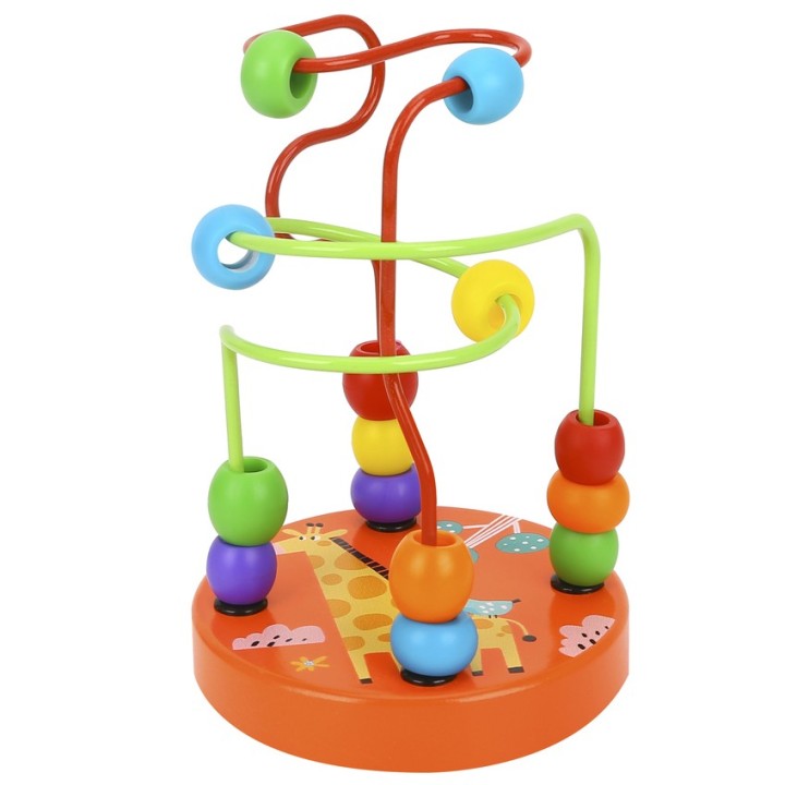 Drewniana Pętla Motoryczna TOOKY TOY - Edukacyjna Przeplatanka