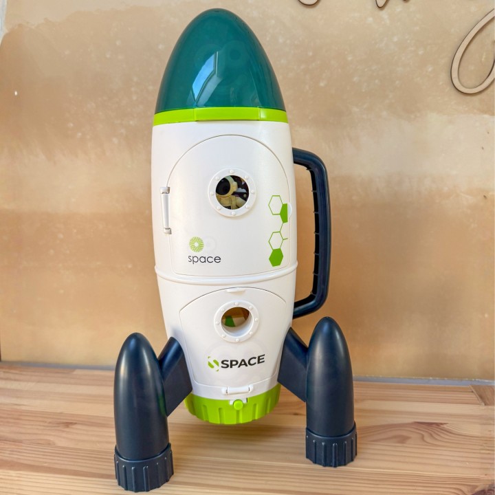 Interactive Space Shuttle with Astronaut and Woopie Rover