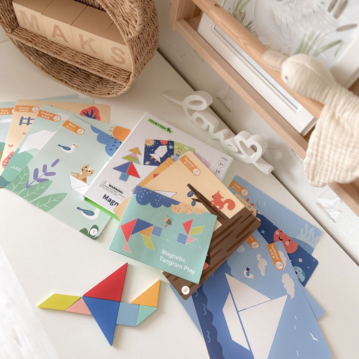 WOOPIE Shape Puzzle - Magnetic Box and Creative Fun for 3+