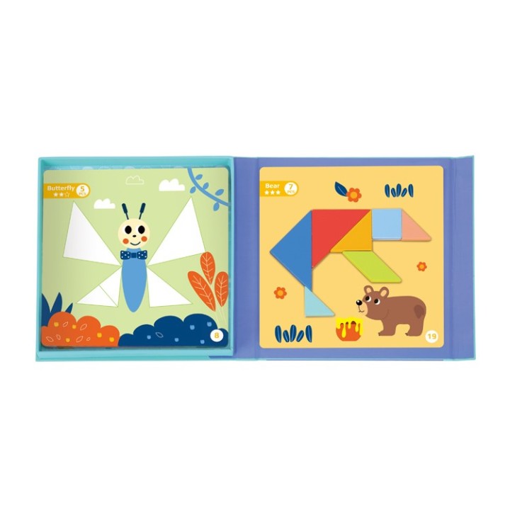 WOOPIE Shape Puzzle - Magnetic Box and Creative Fun for 3+