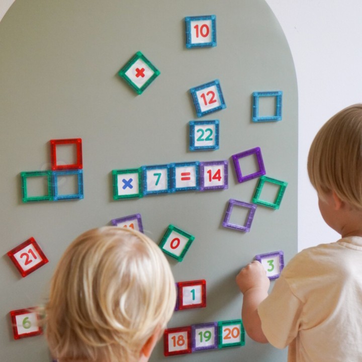 WOOPIE Klocki Magnetyczne 70 elem. - Nauka Liczb i Kreatywność