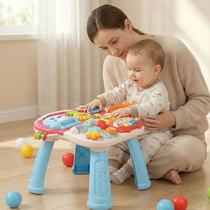 WOOPIE BABY 4w1: Pchacz, Chodzik, Stolik, Hulajnoga, Jeździk
